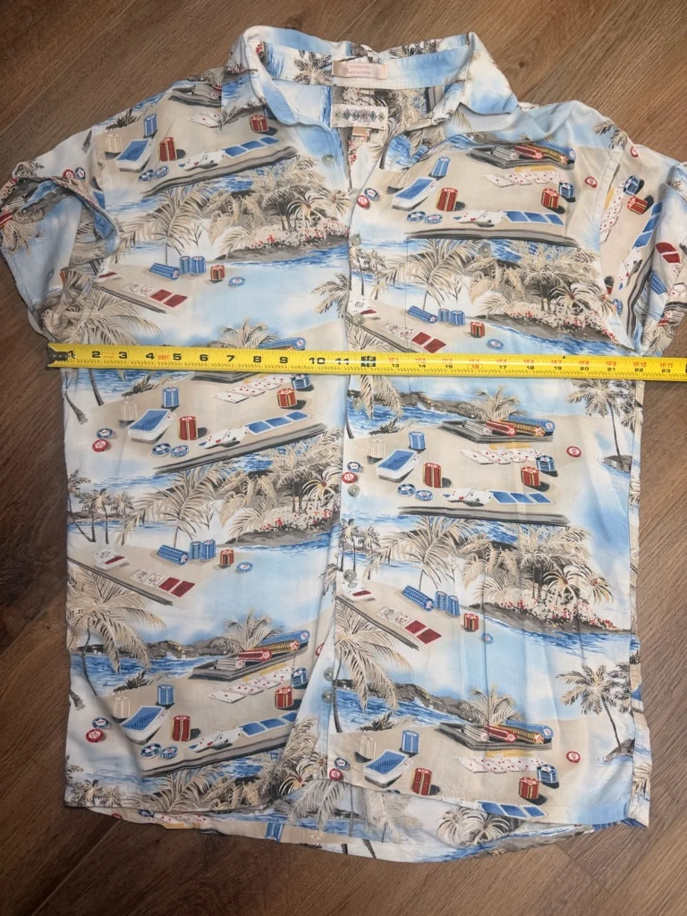 Vintage Campia Rayon Camp Shirt Men M Short Sleeve Hawaiian Resort Wear 90s Y2K‎